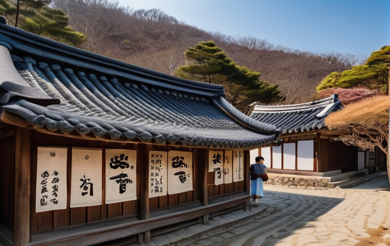 강릉 초당순두부 아이스크림 인기 비결 - **Prompt:** A vibrant and joyful scene featuring a young woman (approximately 20s, wearing modest, c...